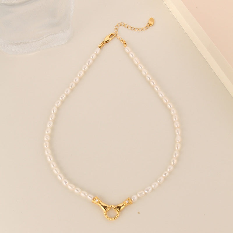 Wholesale Pearl Gold Plated Necklaces